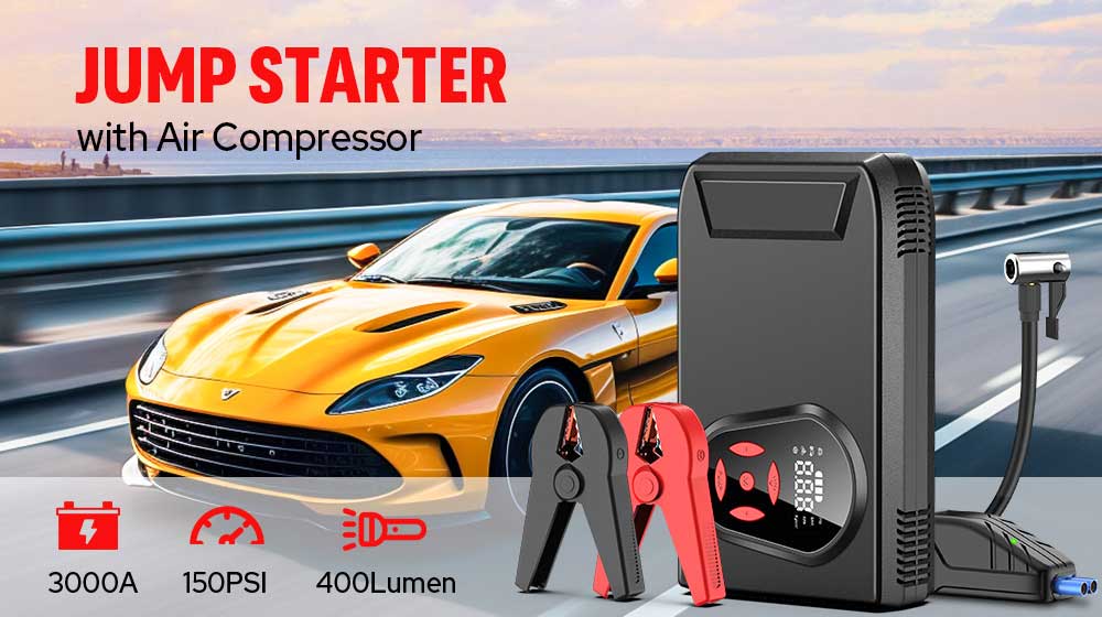 Car Jump Starter Air Pump