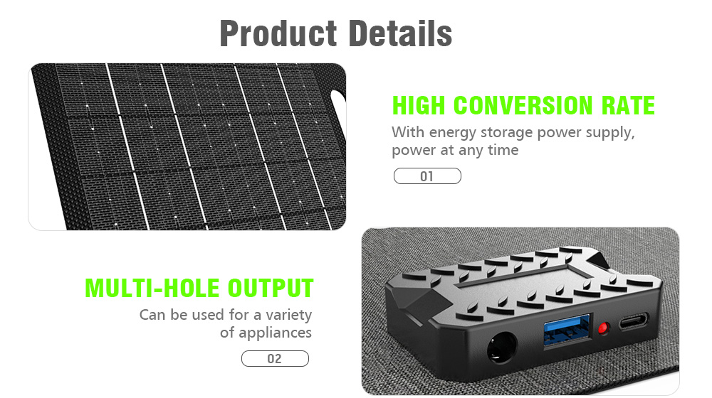 30W Folding Solar Panel